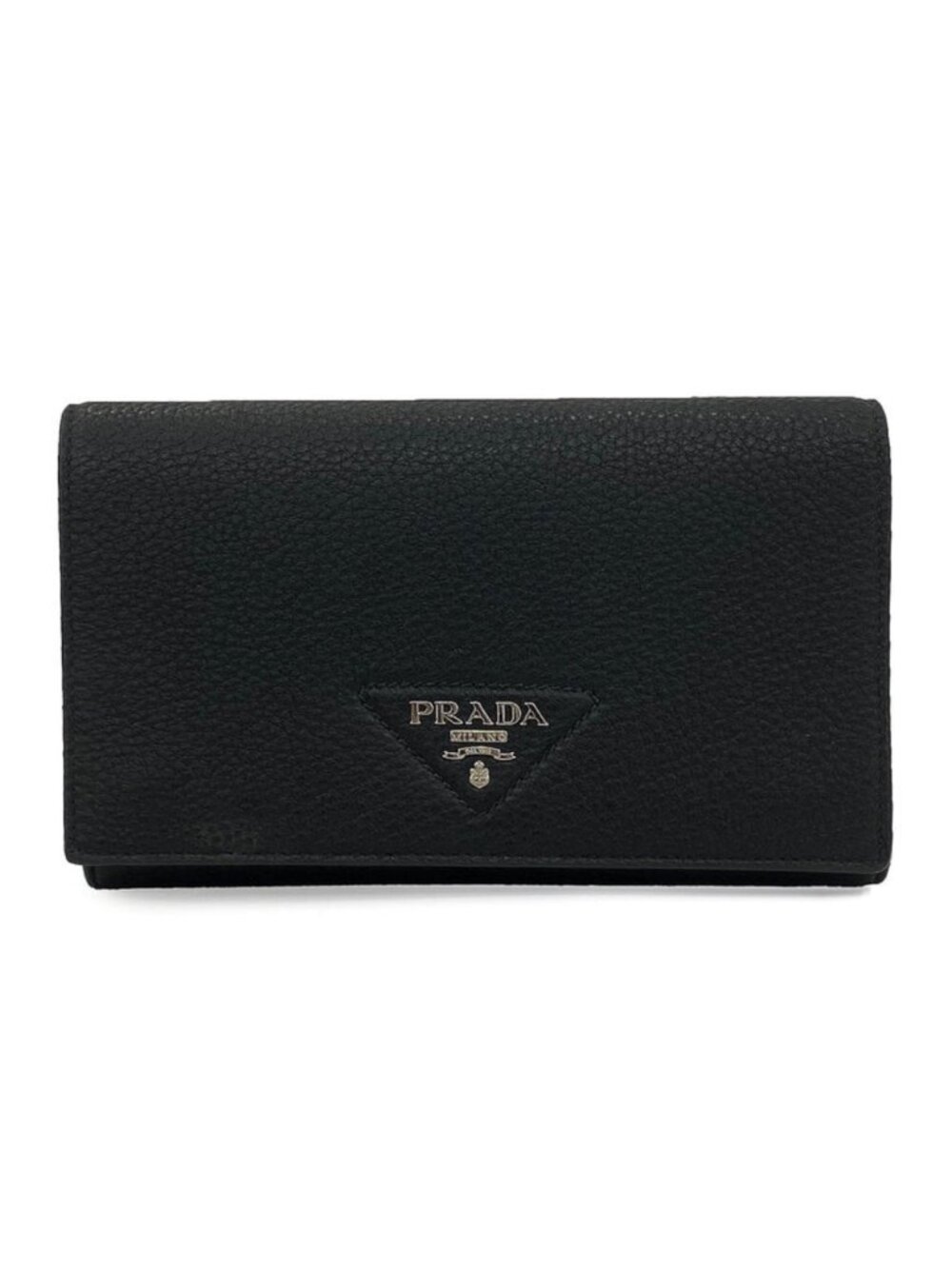 Prada Logo Continental Clutch